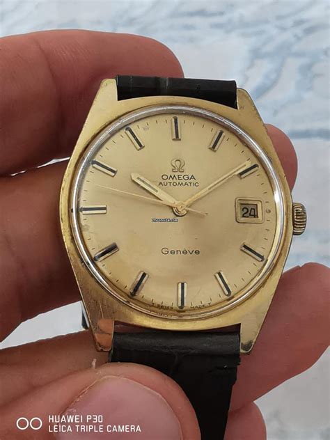 omega geneve gold watch 1968|omega geneve 1970 price.